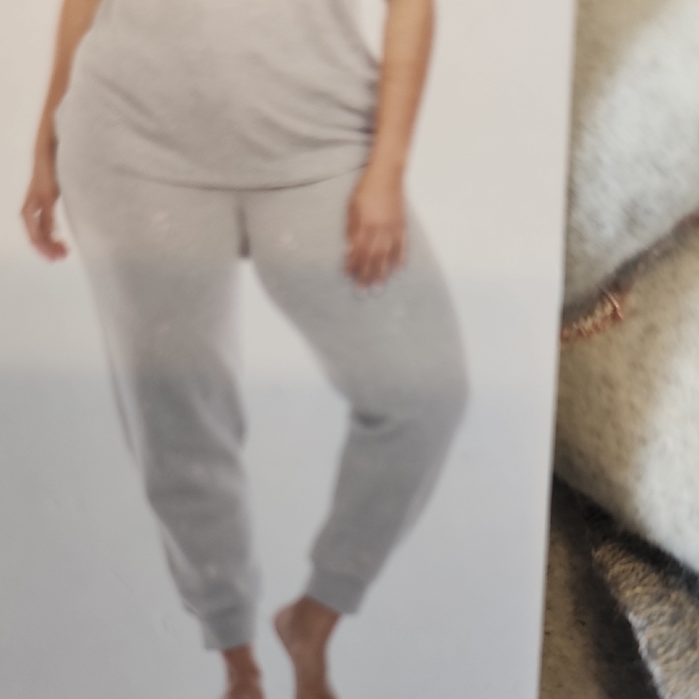 Honeydew Intimates Gray Pajama Pants with Pink Accents - Picture 8 of 10